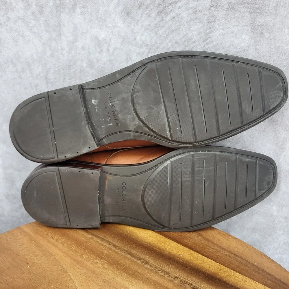 Cole Haan Dawes Grand.OS Oxford Shoes Mens‎ 12 M Brown Leather  Cap Toe Derby
